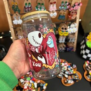 Nightmare before Christmas glass cup